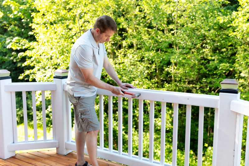 Wood Handrail Repair in Kansas City, KS