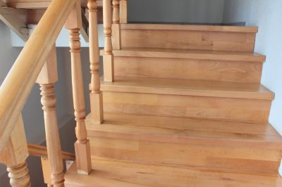 Oak Stairs Installation in Conroe, TX